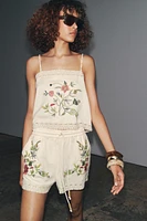 ZW COLLECTION EMBROIDERED TOP