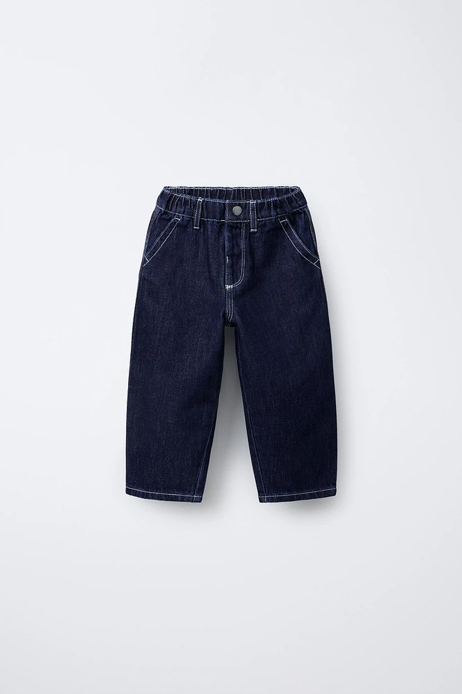 BAGGY LABEL JEANS