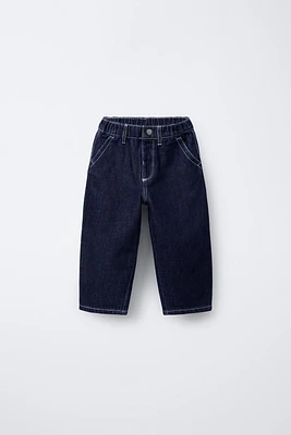 BAGGY LABEL JEANS