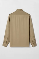 CHEMISE SATINÉE À POCHES BOBBY GILLESPIE X ZARA