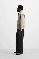 COTTON AND LINEN BLEND JACKET