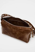 SAC PORTÉ ÉPAULE AVEC DÉCORS MÉTALLIQUES