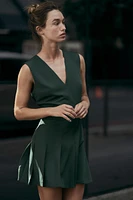 CREPE MINI DRESS