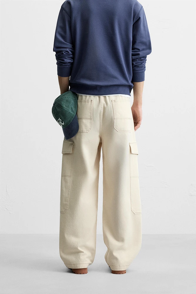 PANTALON CARGO COUPE LARGE