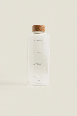 BOUTEILLE BOROSILICATE CHÊNE