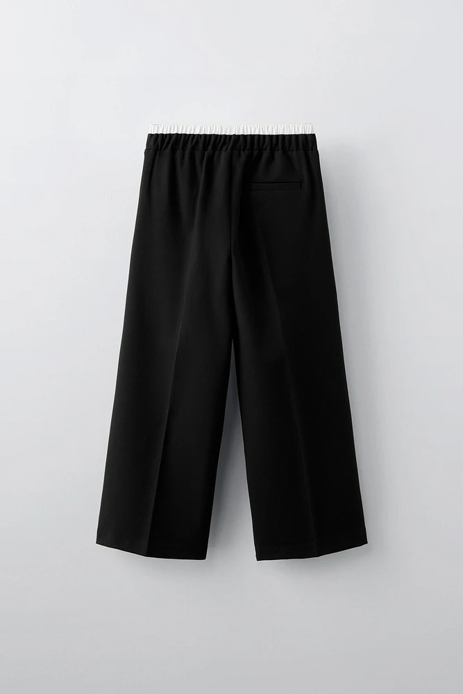 DOUBLE WAISTBAND PANTS