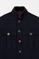 BLAZER CONTRASTE LAINE BOBBY GILLESPIE X ZARA