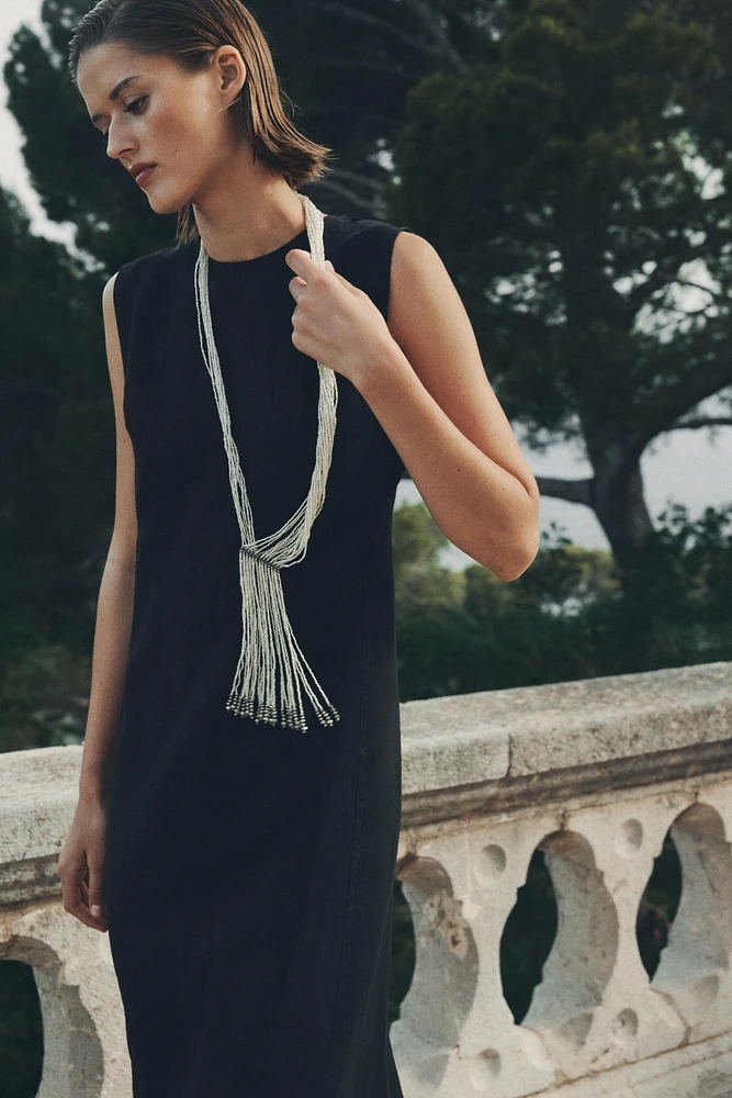 ROBE MIDI EN LIN 100 % ZW COLLECTION