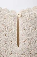 CROCHET KNIT TOP