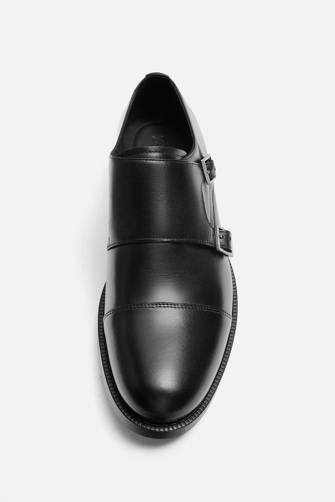 LEATHER BUCKLE SHOE