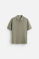 BASIC TEXTURED WEAVE PIQUÉ POLO
