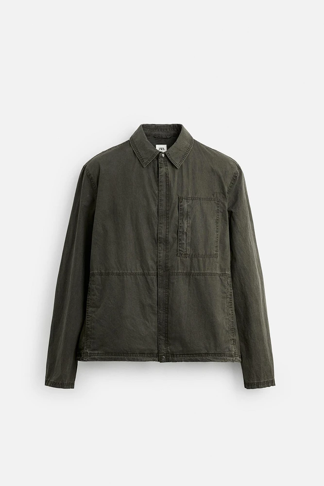 WASHED TECHNICAL JACKET