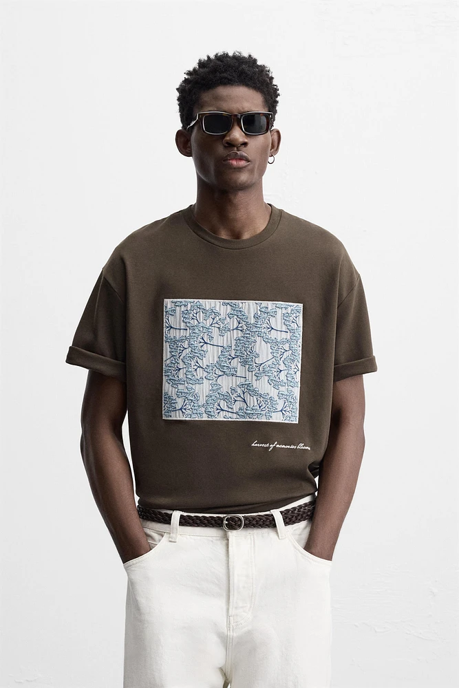 RAISED PATCH T-SHIRT