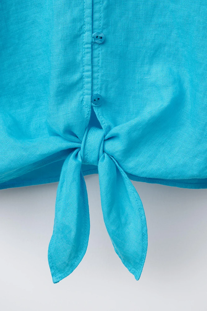 100% LINEN TOP