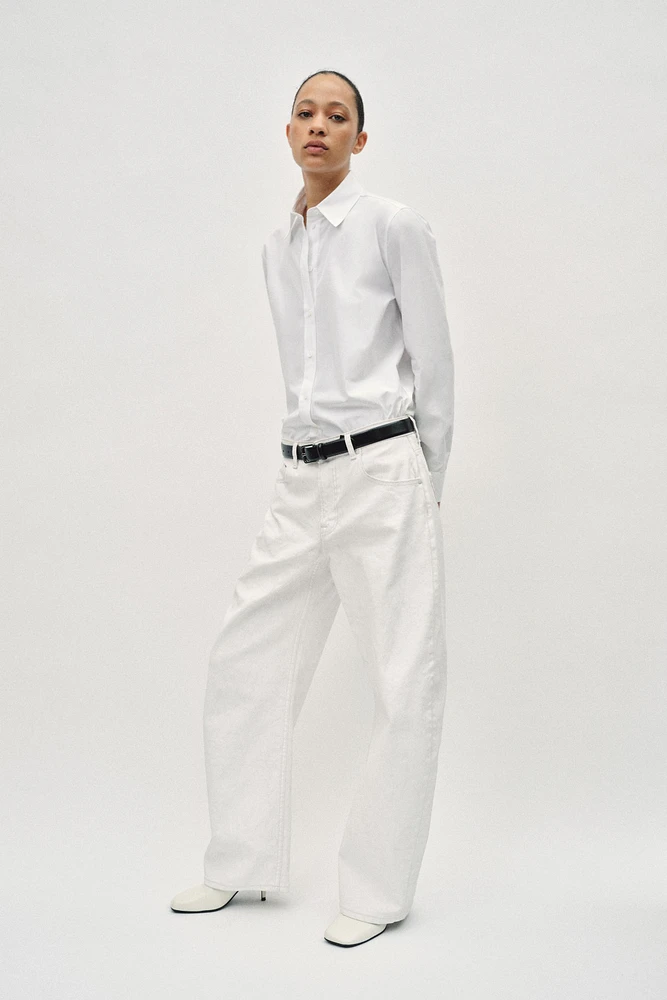 CHEMISE EN POPELINE COLLECTION ZW