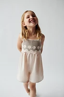 CROCHET FLORAL JUMPSUIT