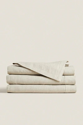 PLAIN COLORED LINEN TABLECLOTH
