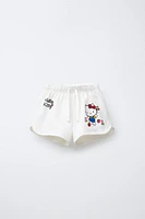 HELLO KITTY © SANRIO PRINTED PLUSH SHORTS