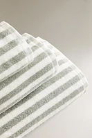 SERVIETTE DE BAIN RAYURES COLORÉES