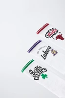 THREE-PACK OF LONG NBA TEAMS SOCKS