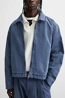 VESTE EN CANVAS DÉLAVÉE
