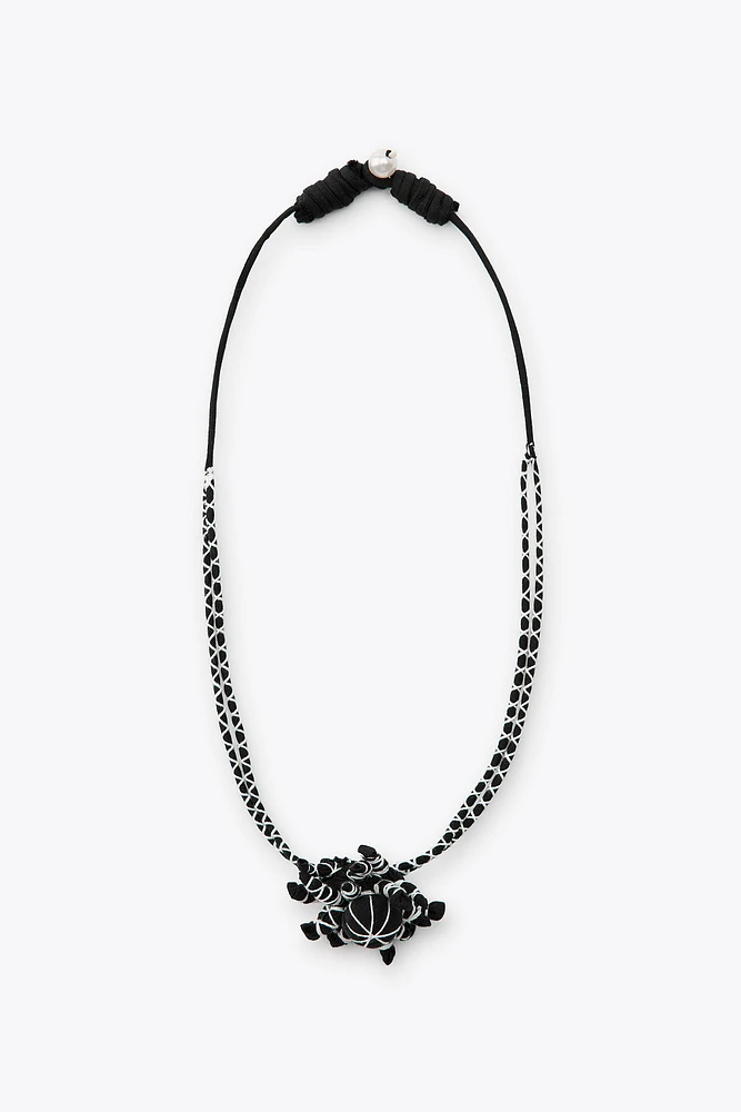 APPLIQUÉ CORD NECKLACE X FANGLU LIN
