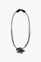 APPLIQUÉ CORD NECKLACE X FANGLU LIN