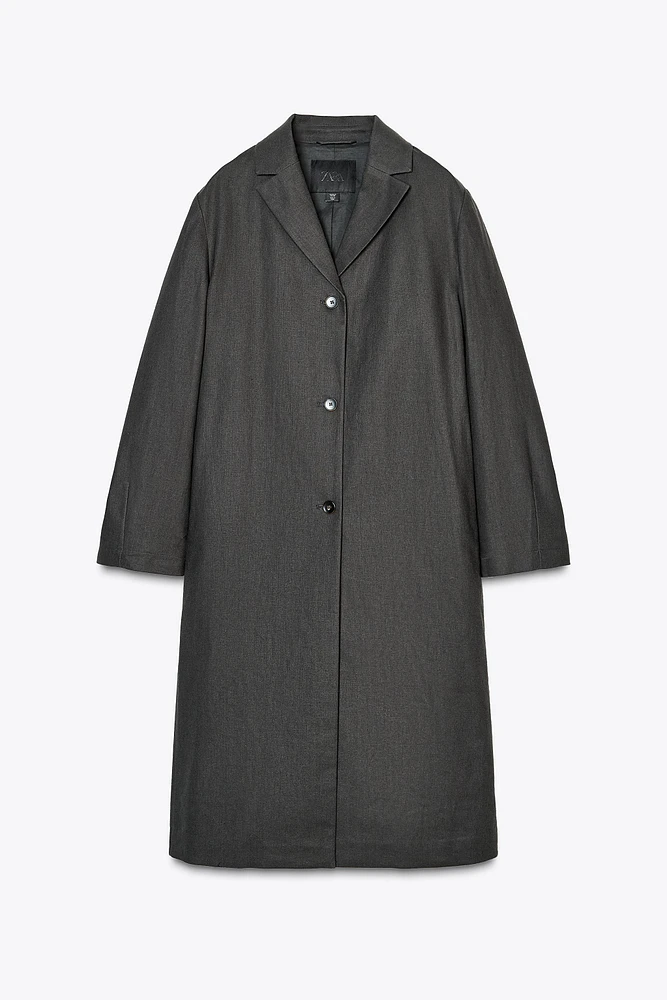 ZW COLLECTION LINEN FROCK COAT