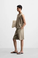 RELAXED FIT KNIT SHORTS
