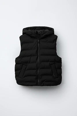 HOODED PADDED VEST