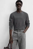 T-SHIRT EN COTON ET CHANVRE