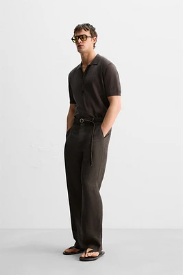 LIMITED EDITION VISCOSE LINEN SUIT PANTS