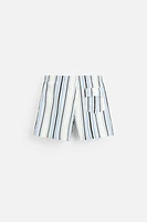 STRIPED MID-LENGTH SWIMSUIT