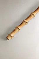 STEEL AND BAMBOO SERVING SPOON