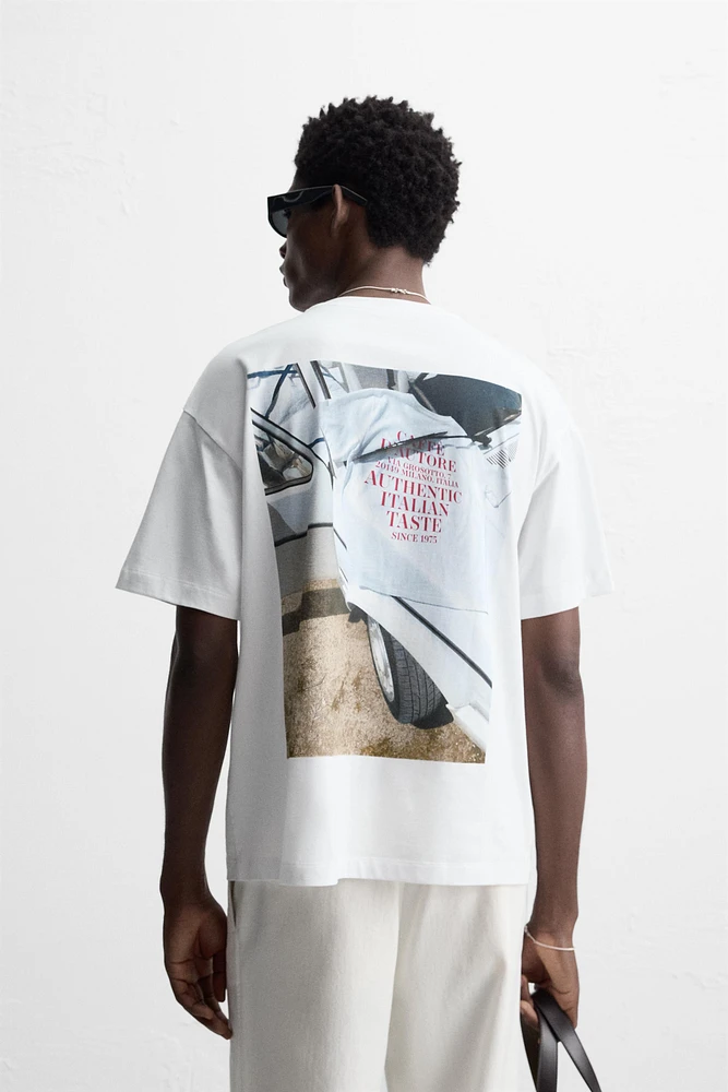 T-SHIRT IMPRIMÉ PHOTOGRAPHIQUE
