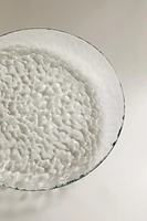 TEXTURED ACRYLIC DINNER PLATE