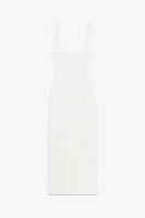 ROBE DÉCOLLETÉ CARRÉ STRETCH