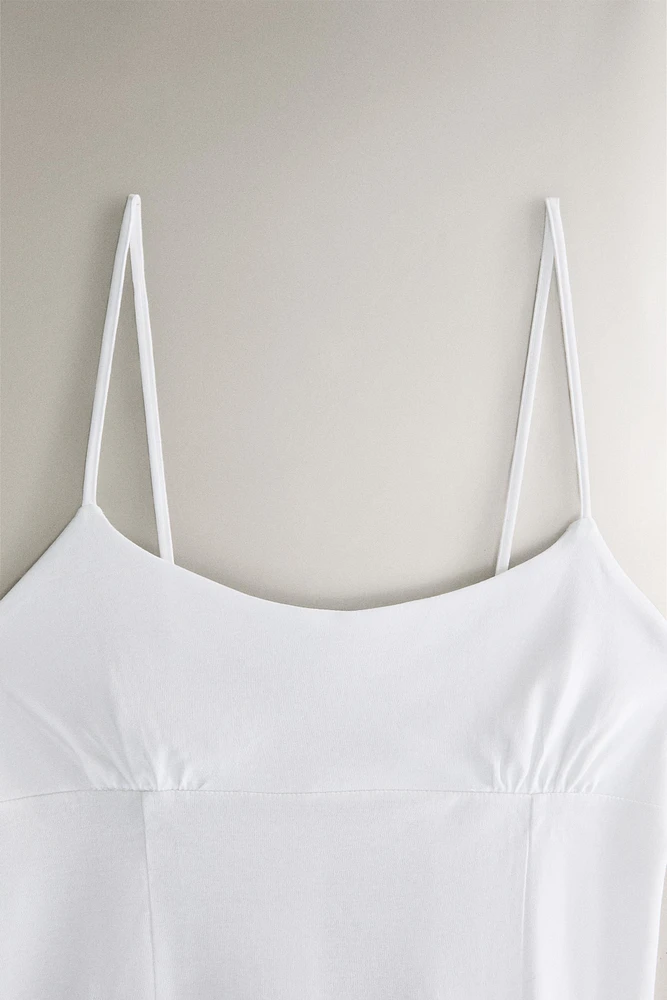 COTTON JERSEY TOP