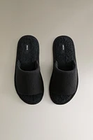 CHAUSSONS OUVERTS TISSU ÉPONGE SALLE DE BAIN