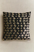 EMBROIDERED THROW PILLOW COVER