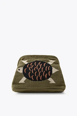EMBROIDERED TURTLE BAG