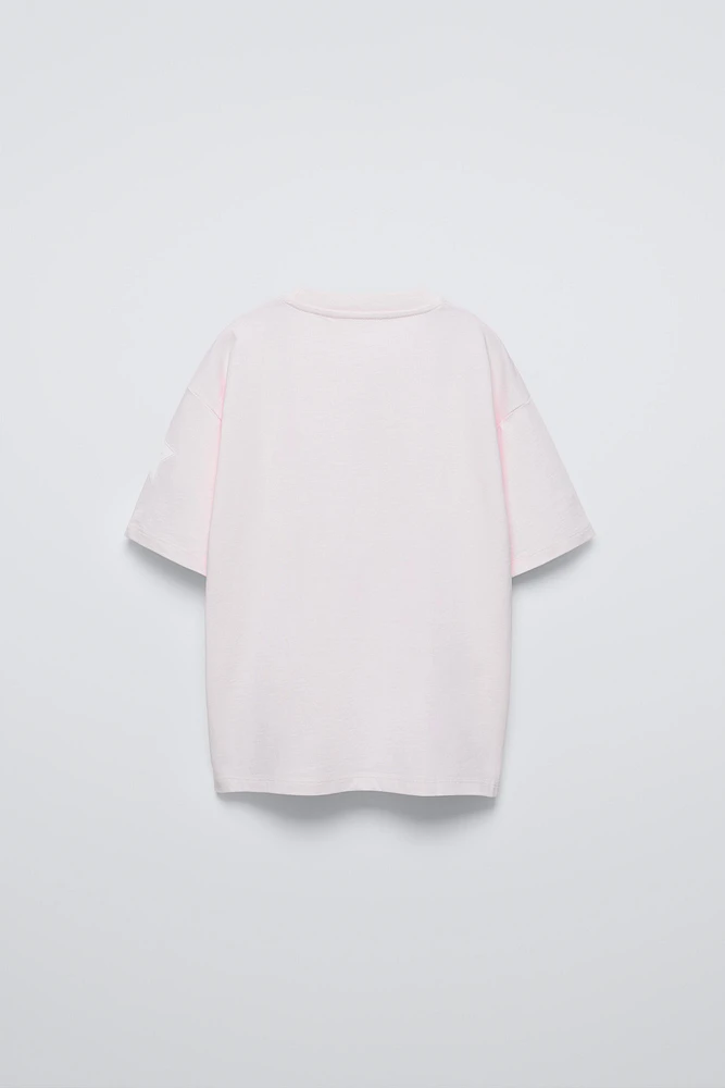 SATIN VARSITY T-SHIRT