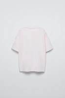 SATIN VARSITY T-SHIRT