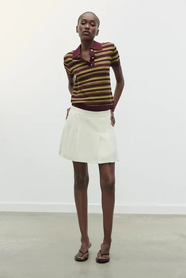 PLEATED SHORTS
