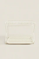 METAL DISH RACK WITH TRAY