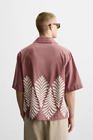 SHIRT WITH CONTRASTING EMBROIDERY