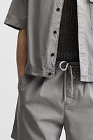RELAXED FIT WASHED SHORTS