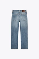 ZW COLLECTION HIGH WAIST CROPPED BOOTCUT JEANS
