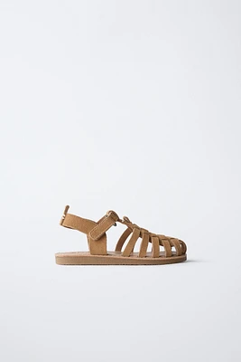 SANDALES STYLE PÊCHEUR EN CUIR