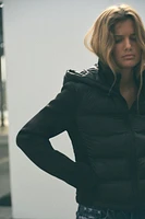 NEOPRENE EFFECT PUFFER JACKET